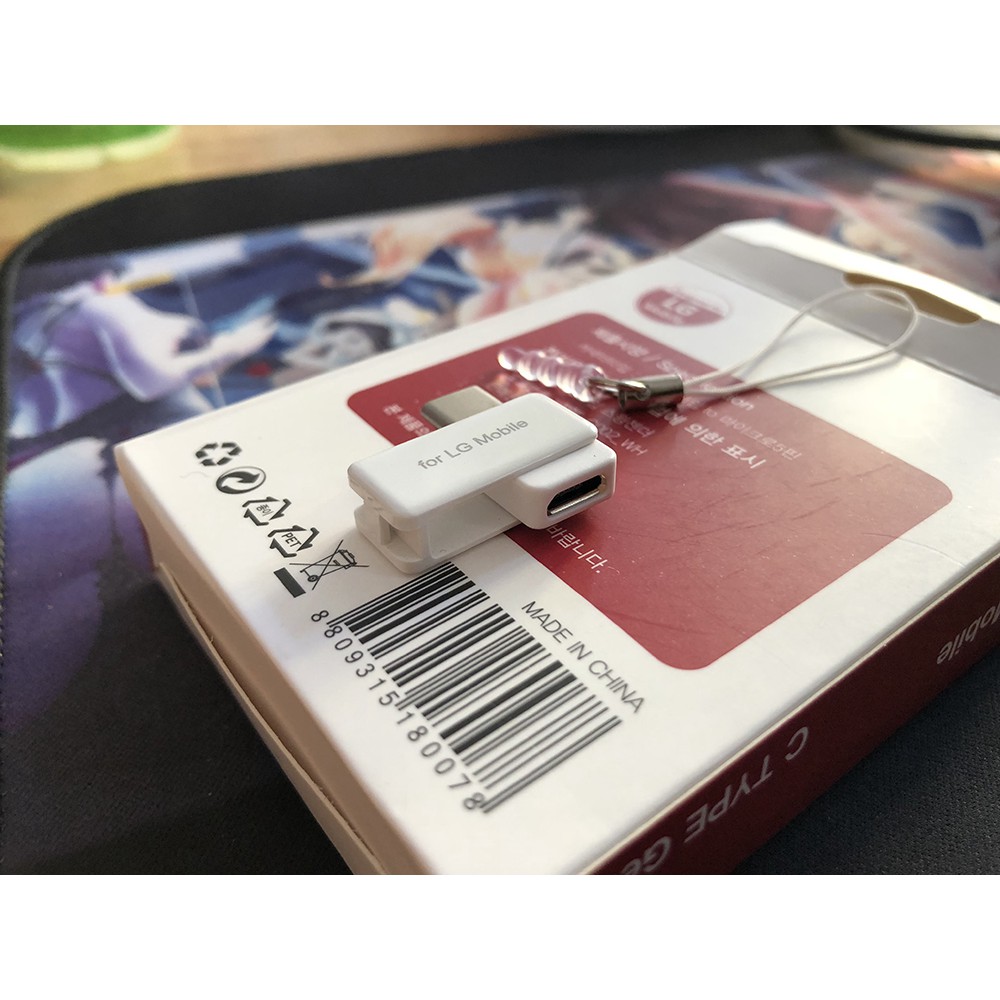 Đầu chuyển Type-C to Micro USB chính hãng LG