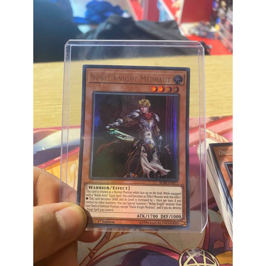 Lá bài thẻ bài Yugioh Noble Knight Medraut – Ultra Rare - Tặng bọc bài nhựa bảo quản