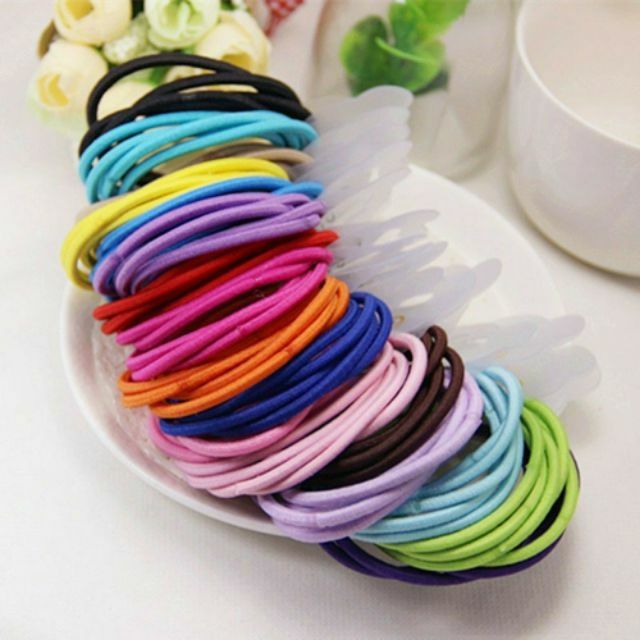 Gói 30 chun cột tóc cho bé