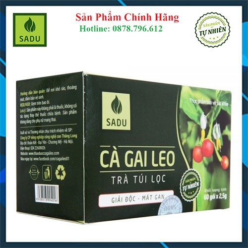 Cà Gai Leo Trà Túi Lọc 150Gr Sadu - [CHÍNH HÃNG] - Cách tốt nhất để bảo vệ gan | BigBuy360 - bigbuy360.vn