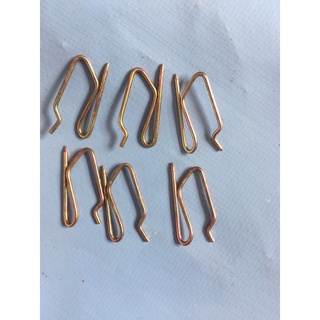 Set 20 móc treo mẹt tre. Móc treo phụ kiện trang trí tết. Móc treo màn rèm vải vào ray kéo.