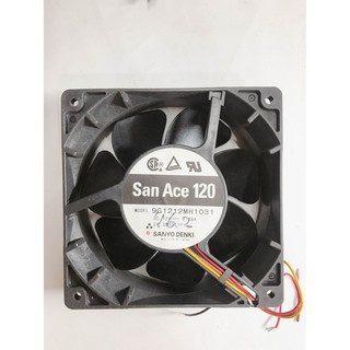 QUẠT TẢN NHIỆT 12cm - 12V-- 0.38 A-- SANYO DENKI Japan -- gió mạnh, êm , không hú
