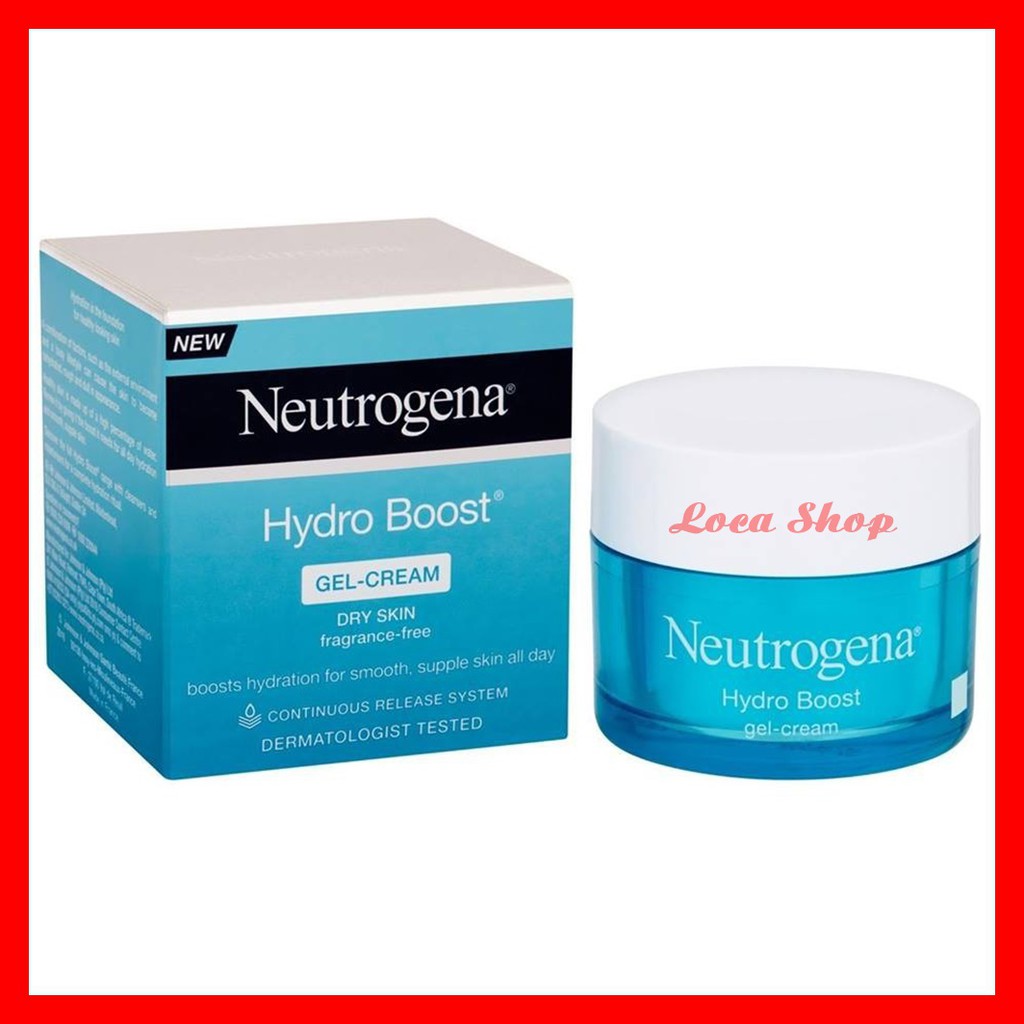 [Sẵn-Auth] Neutrogena Hydro Boost Gel, Cream - Kem dưỡng ẩm cấp nước 50g