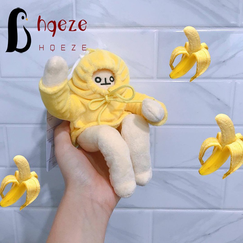 Gấu Nhồi Bông Hình Quả Chuối Ấm Áp Đáng Yêu 40cm