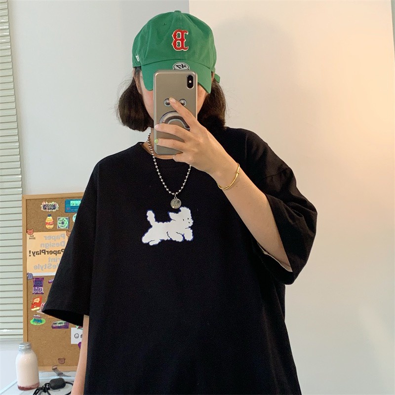 Áo thun tay lỡ form rộng unisex Neko.sg ATL315