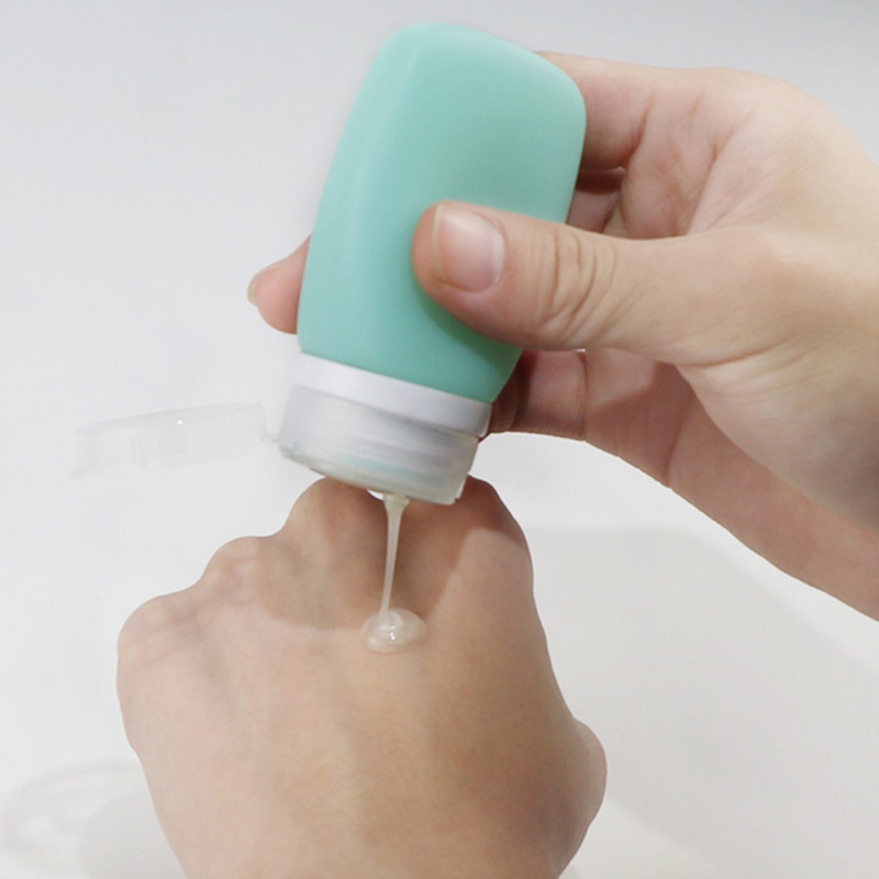 Chai Chiết Mỹ Phẩm Du Lịch 90ml Bằng Silicon Trong Suốt Tiện Dụng