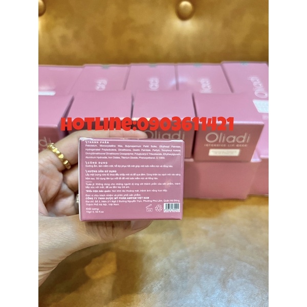 combo kem ủ môi +tắm trắng OLIADI [Hàng chính hãng] 15g.
