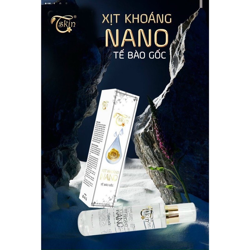 xịt khoáng NaNo Tế bào gốc