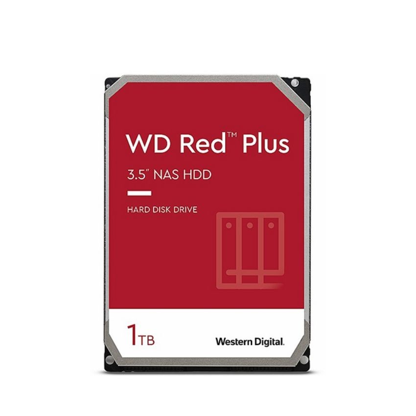 Ổ cứng gắn trong Western Red 1TB 5400rpm SATA 3/ 64MB Cache - Hàng chính hãng bảo hành 36 tháng