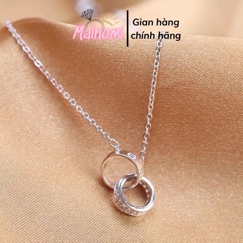 Dây chuyền nữ Bạc ta, thiết kế theo mẫu ca.rtier sang trọng đậm nét riêng Mainomi Shop Bạc Xinh