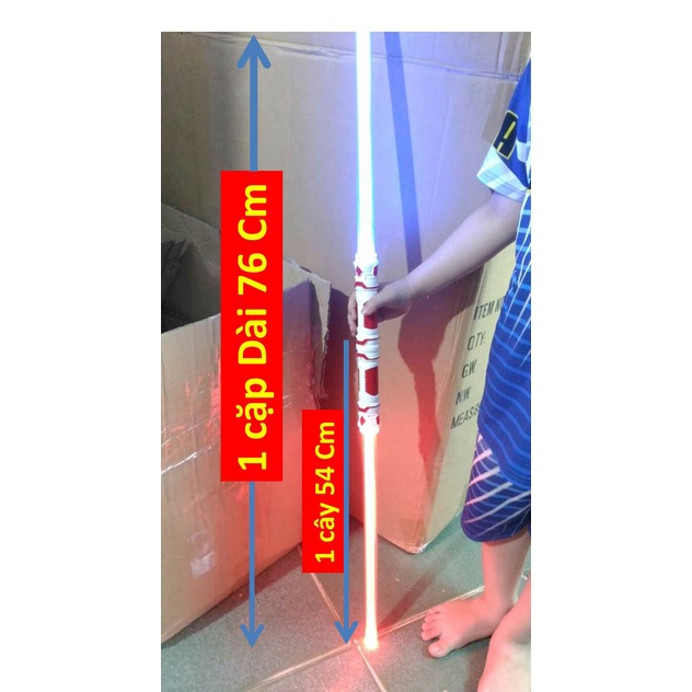Kiếm Phát Sáng Katana 54 Cm - Kiếm Ánh Sáng - Đồ Chơi katana Nhựa Có Đèn và Âm Thanh