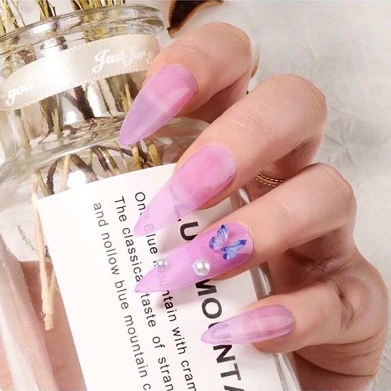 Charm bướm nhựa trang trí móng