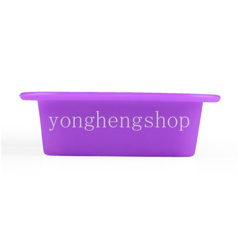 Khuôn Silicone Tạo Hình Làm Xà Phòng/Bánh Kẹo Hình Vuông 3D Handmade DIY