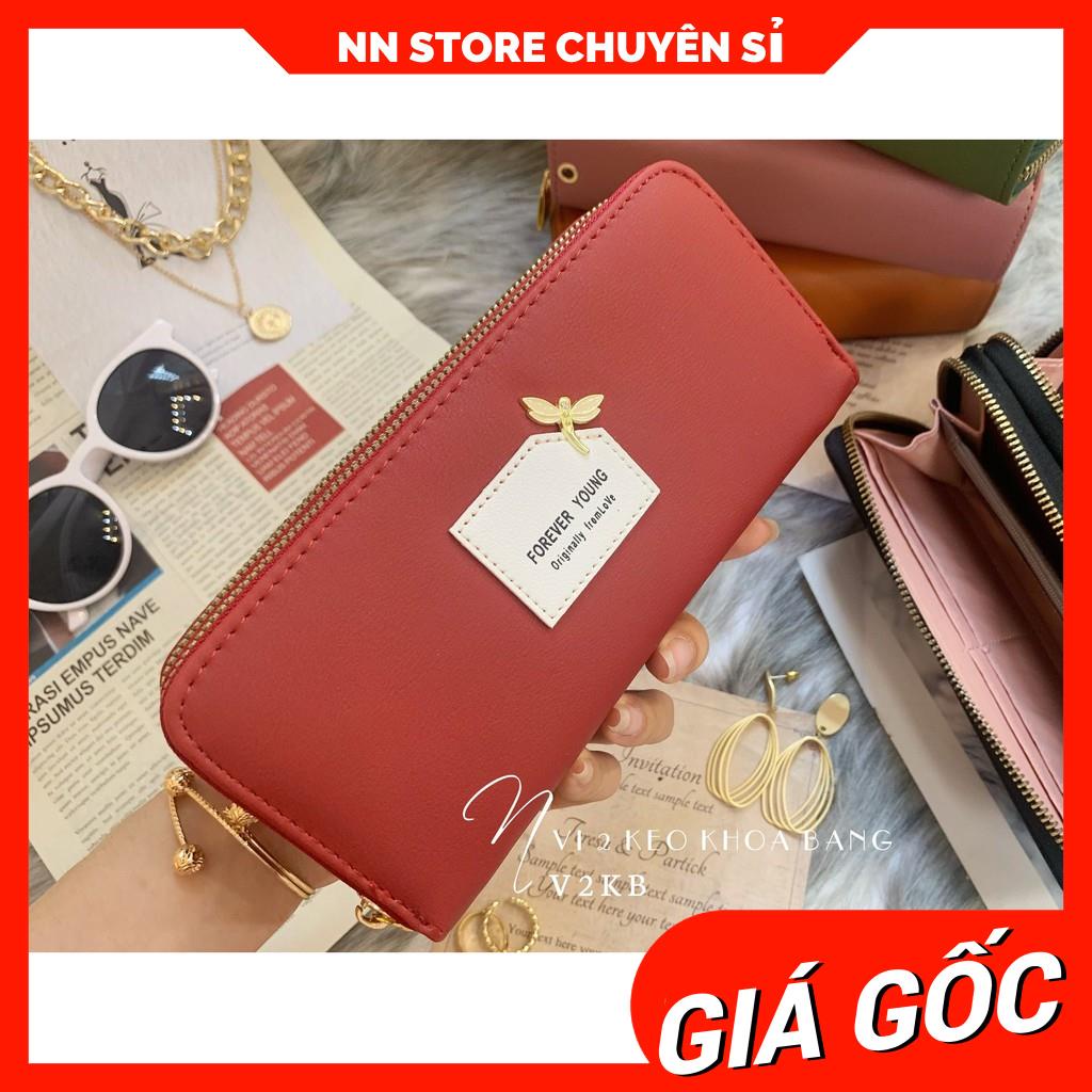 VÍ 2 KÉO LOGO CHUỒN CHUỒN XINH XẮN V1KB - 159 ⚡FREESHIP⚡100% ẢNH THẬT⚡ NN CHUYÊN SỈ - NN STORE