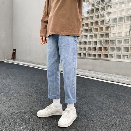 Quần baggy xanh trơn nam nữ phong cách unisex, lên dáng siêu chất - Z01 Town