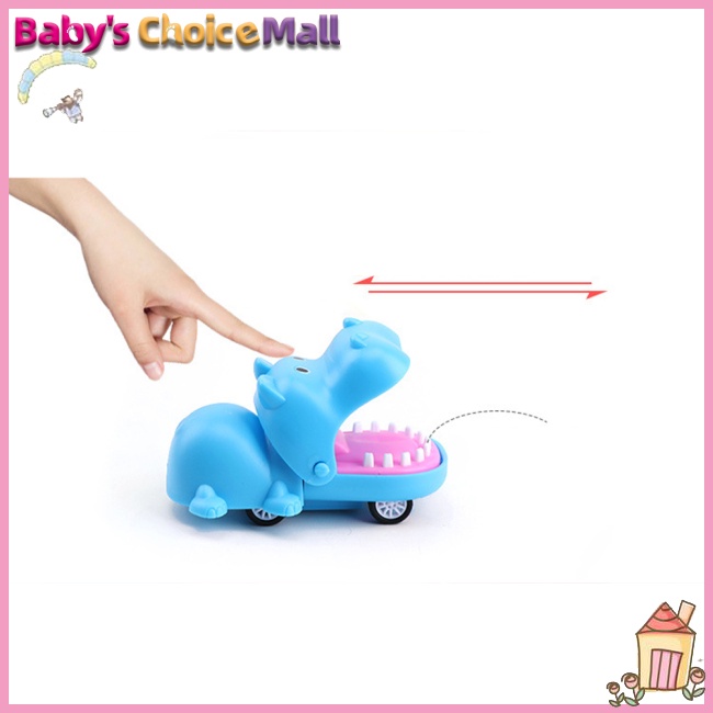 Đồ Chơi Hình Cá Sấu Hoạt Hình Mini Kéo Sau Xe Hơi