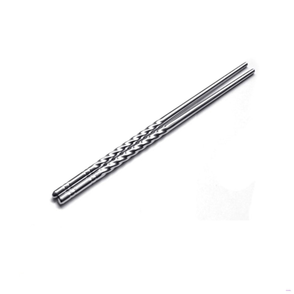 Đôi Đũa Chống Trượt Bằng Thép Không Gỉ Dùng Nhiều Lần