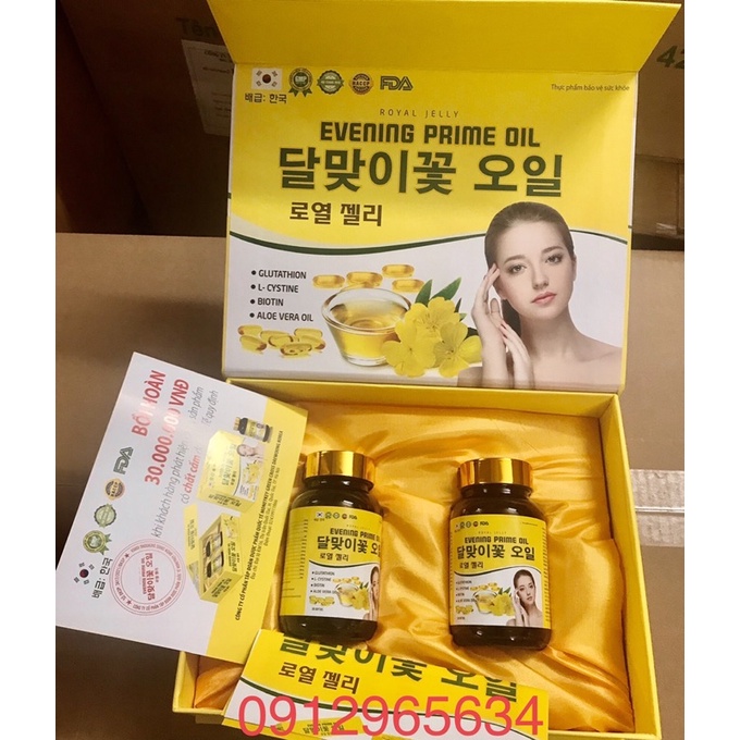 Viên Uống Sữa Ong Chúa Royal Jelly Chính Hãng giúp sáng trắng da giảm nám ngăn lão hoá da 60 viên
