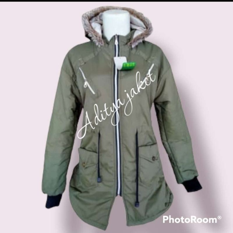 Áo Khoác Parka Lông Vũ Nhập Khẩu Hàn Quốc