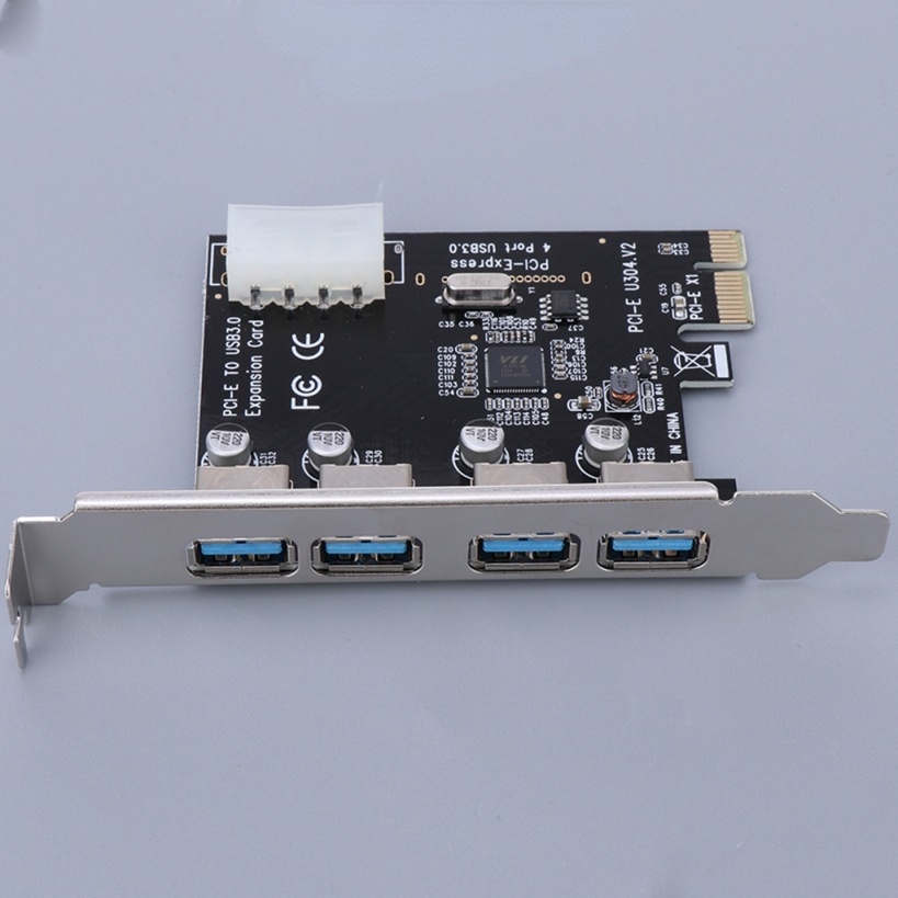 Bo Mạch Điều Khiển Từ 1 Sang 4 PCIE USB 3.0 5Gbps PCI Express Cho Bo Mạch Chủ Máy Tính Để Bàn