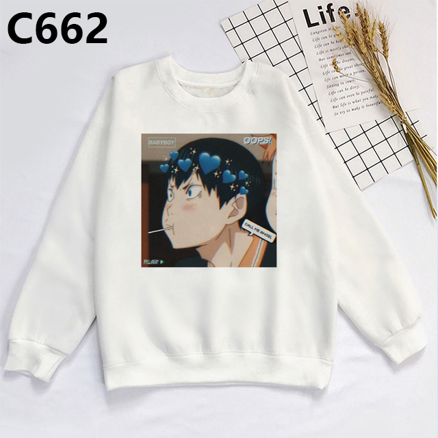 Áo sweater in hình anime Haikyuu thời trang thu đông cho nam nữ