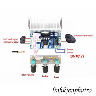 Mạch khuếch đại TDA7377 2.1 - PBTL - M342