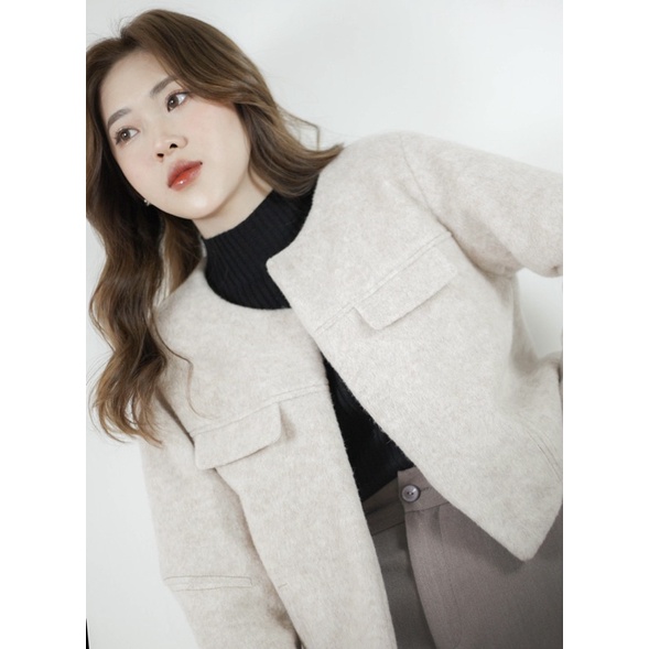 ISCHII - Áo Dạ lông khoác Vanie Coat