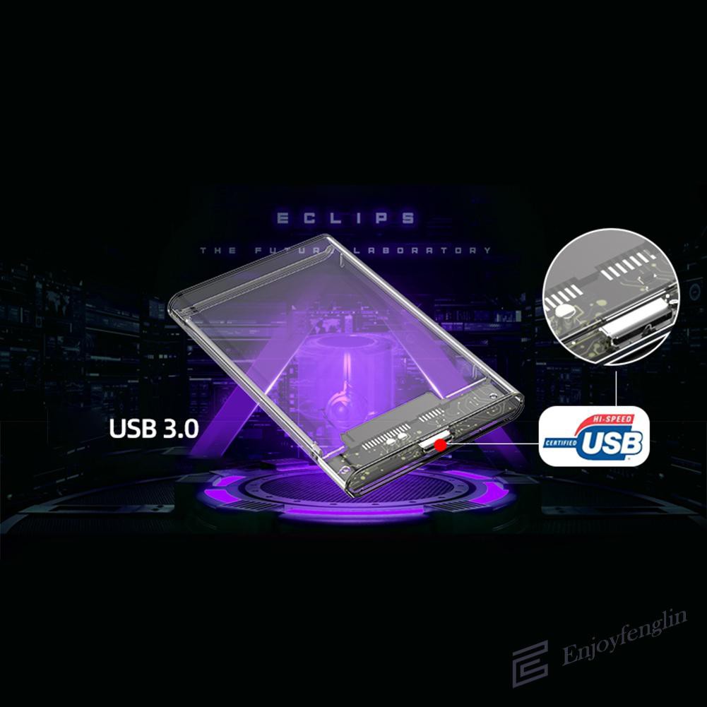 Hộp Đựng Ổ Cứng Trong Suốt 2.5 Inch Sata Sang Usb 3.0 Micro-B | BigBuy360 - bigbuy360.vn