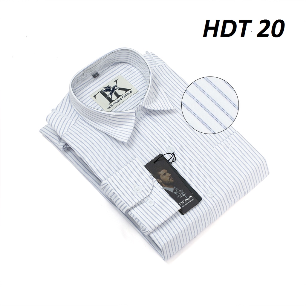 Áo sơ mi nam dài tay họa tiết caro form slimfit chất cotton thoải mái, màu sắc nhẹ nhàng dễ phối đồ size từ 50 đến 85kg