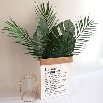 Set 2 lá cọ giả trang trí nhà cửa sáng tạo