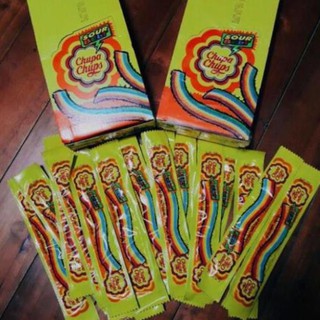 Kẹo Dẻo Chupa Chups Sour Belt (Hộp 32 Dây)