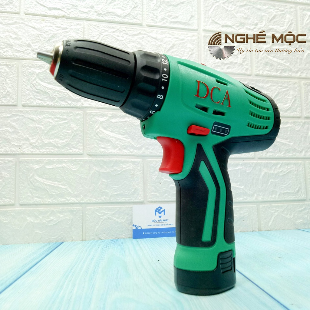 Máy khoan dùng pin DCA ADJZ10-10Z - Nghề Mộc
