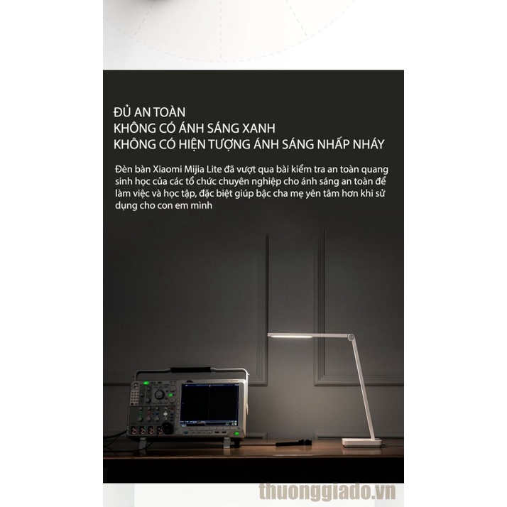 Đèn bàn Xiaomi Mijia Lite với 3 chế độ sáng, bảo vệ mắt