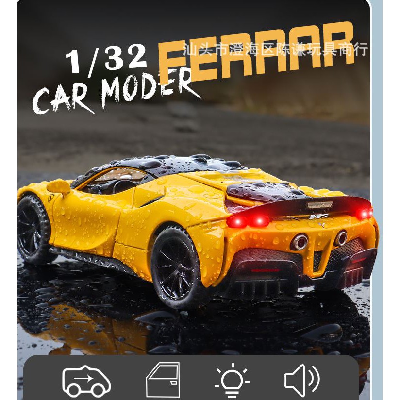 [Mã LIFEXANH03 giảm 10% đơn 500K] Xe mô hình kim loại Ferrari SF90 Stradale tỷ lệ 1:32