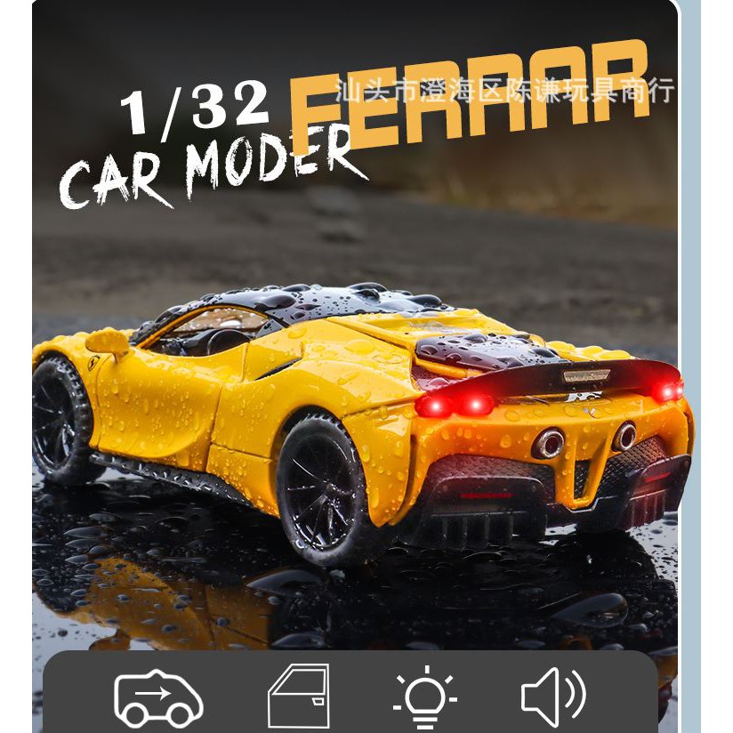 Xe mô hình kim loại Ferrari SF90 Stradale tỷ lệ 1:32