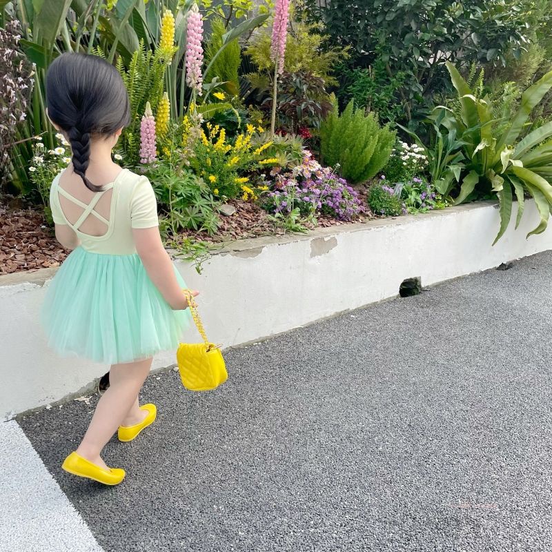 Đầm Múa Ba Lê Nhiều Lớp Thời Trang Mùa Hè Xinh Xắn Cho Bé Gái