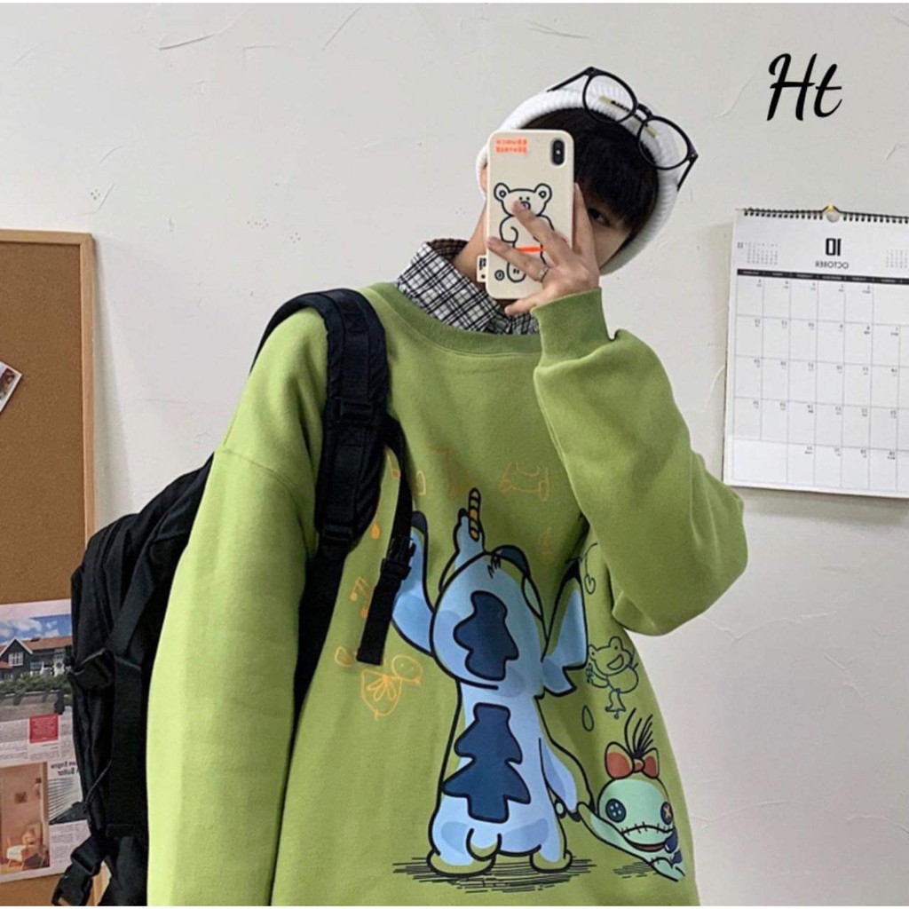 Áo thun 3d Stitch kéo bạn HTH1220