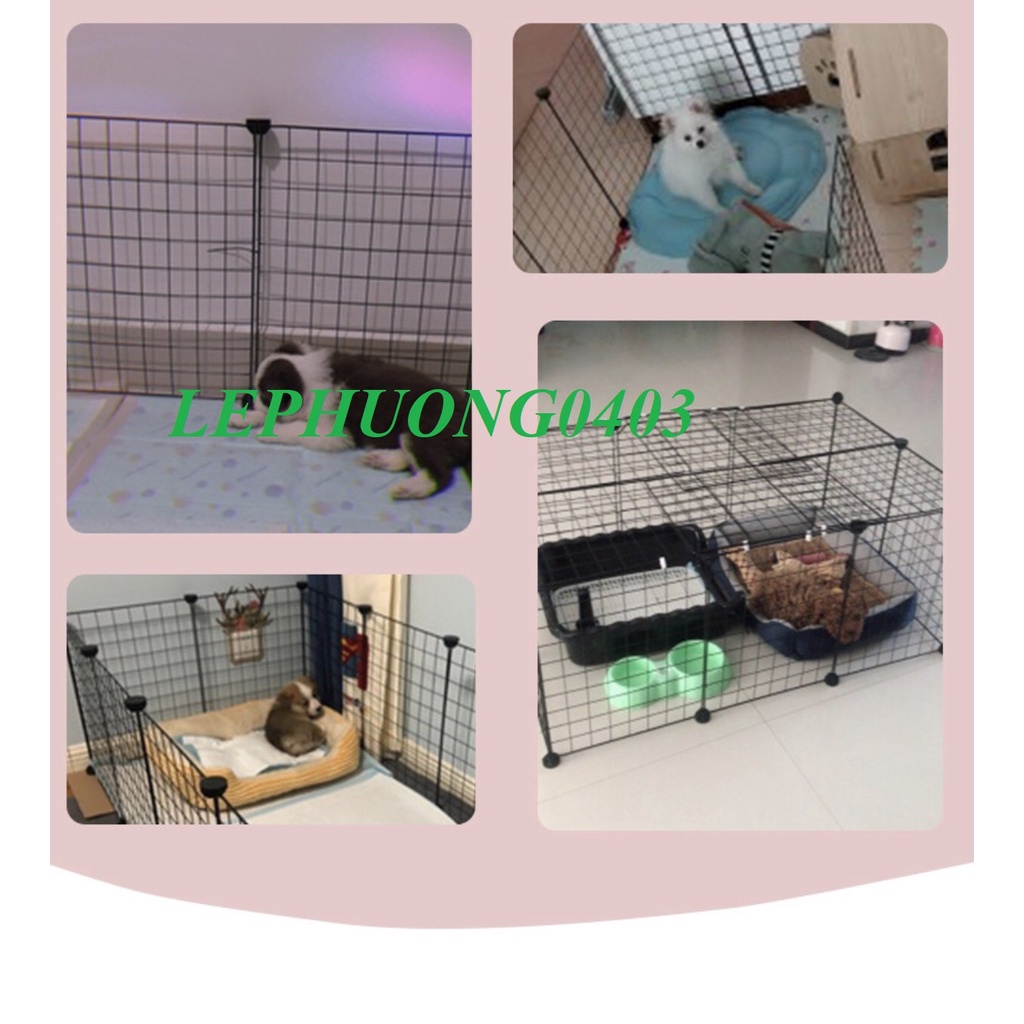 NHIỀU MÀU COMBO CHUỒNG,NHÀ,LỒNG, QUÂY LƯỚI LẮP GHÉP SƠN TĨNH ĐIỆN CHO THÚ CƯNG TIỆN LỢI