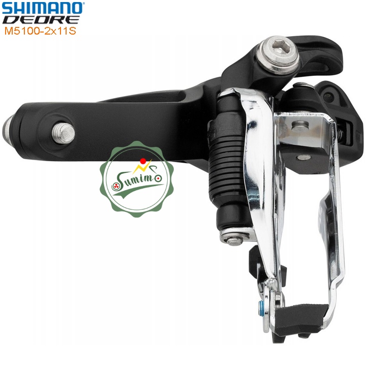 Sang dĩa xe đạp - Gạt dĩa SHIMANO Deore FD-M5100 2x11 Speed Clamp 34.9mm - Chính hãng