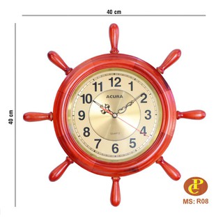 Đồng hồ gỗ treo tường r08 acura