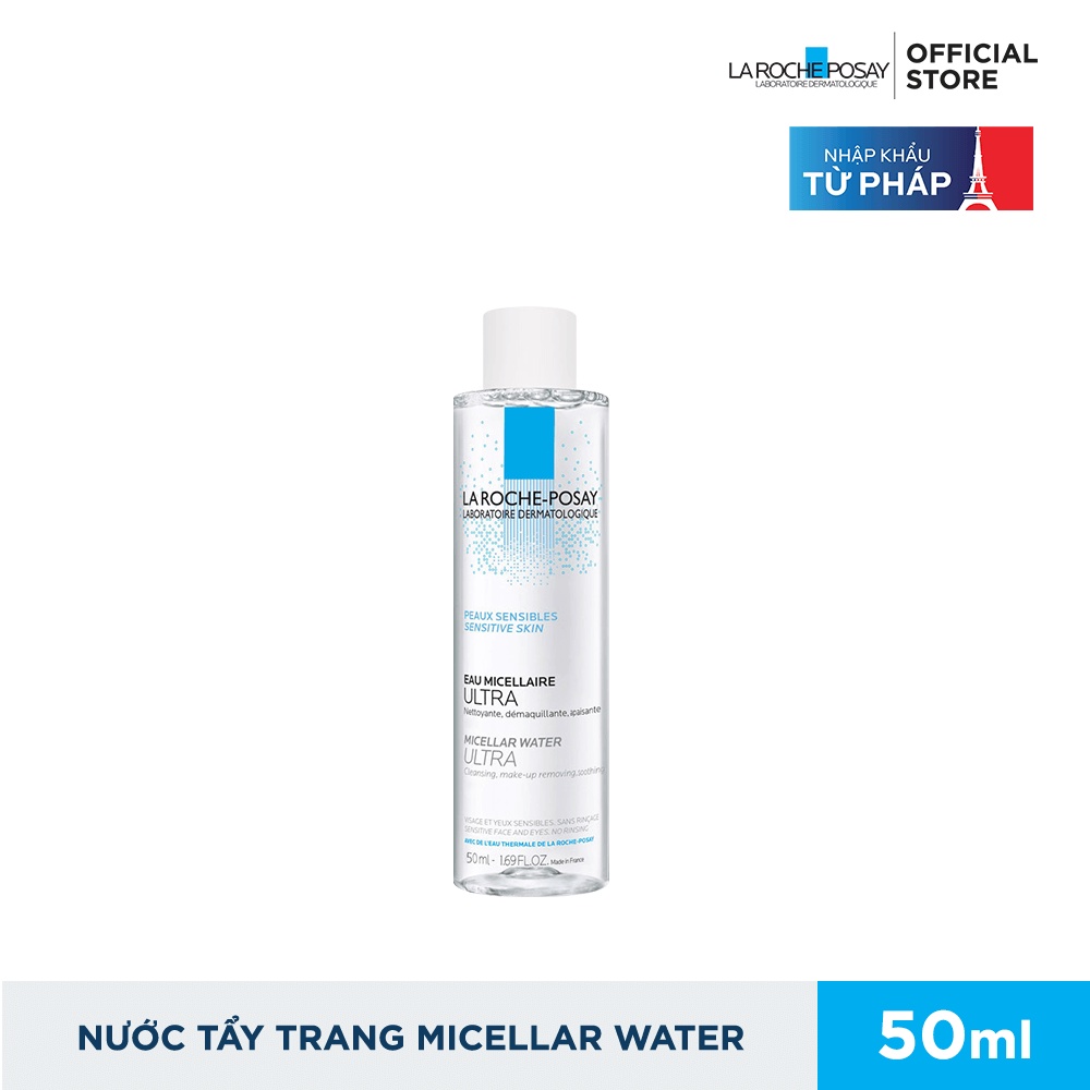 Bộ sản phẩm nước cân bằng giàu khoáng 200ml và nước tẩy trang La Roche-Posay Effaclar Toner 50ml