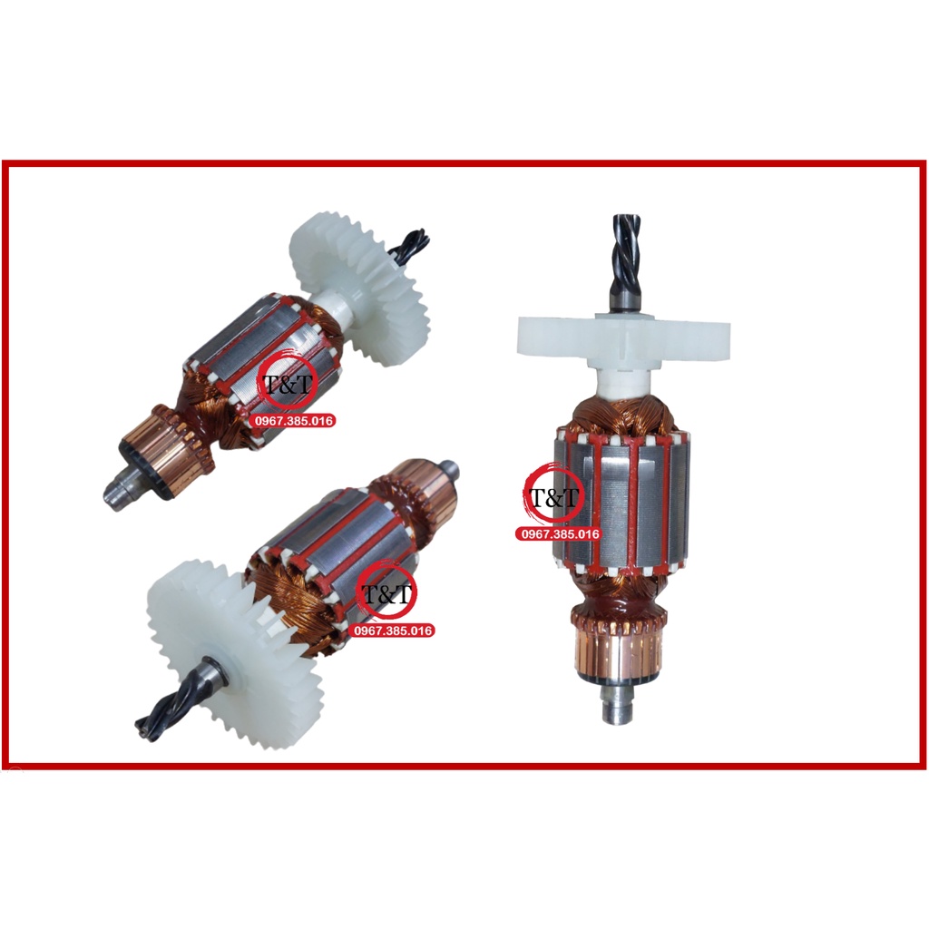 ROTOR RÔ TO KHOAN TOTAL 10 LY , RUỘT KHOAN TOATAL TD2051026E, RÔ KHOAN TOTAL DÀI 129 THÂN 35 4 RĂNG