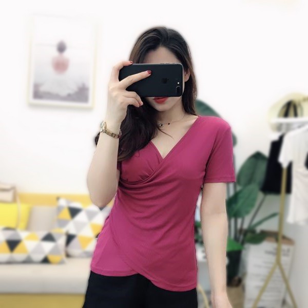 Áo Cổ Tim 4 màu đơn giản, sang trọng - Daisy Store