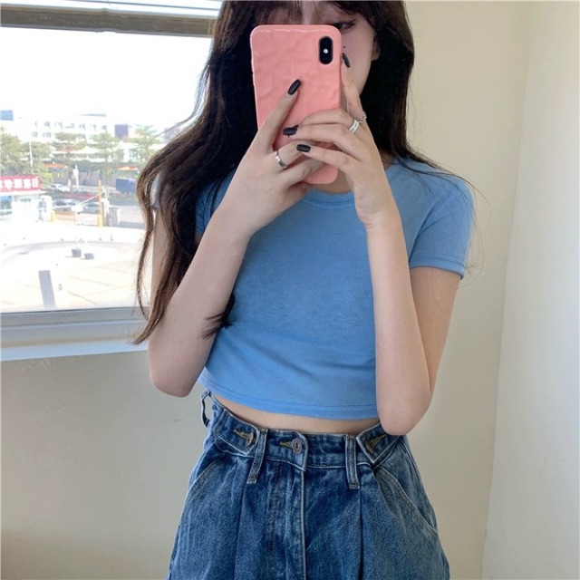 Áo crop tay lở