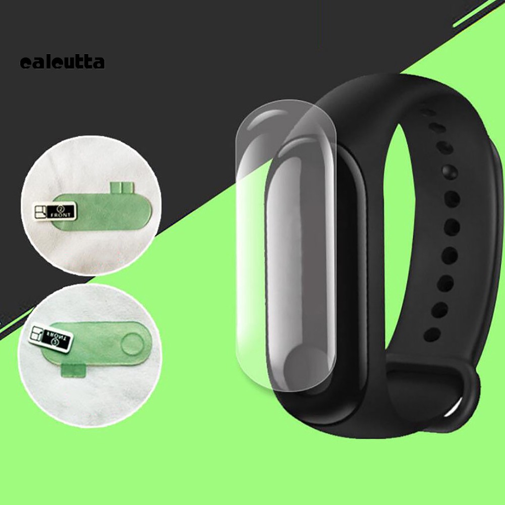 3 kính cường lực bằng TPU chống trầy bảo vệ cho mặt vòng đeo tay thông minh Xiaomi Miband 3