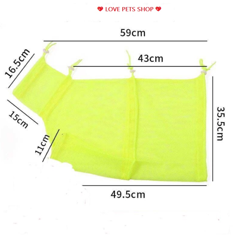 TÚI LƯỚI TẮM CHO MÈO ĐA NĂNG - LOVE PETS SHOP