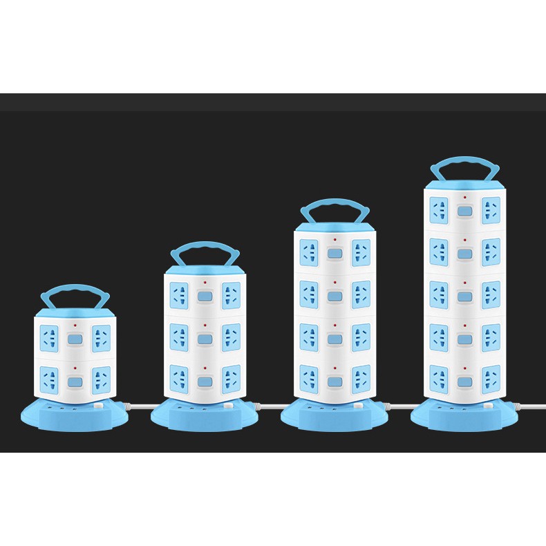 Ổ Điện 2 - 3 - 4 - 5 Tầng Xoay Đa Năng Có 3 Cổng USB Tiện Lợi - Dumi Shop