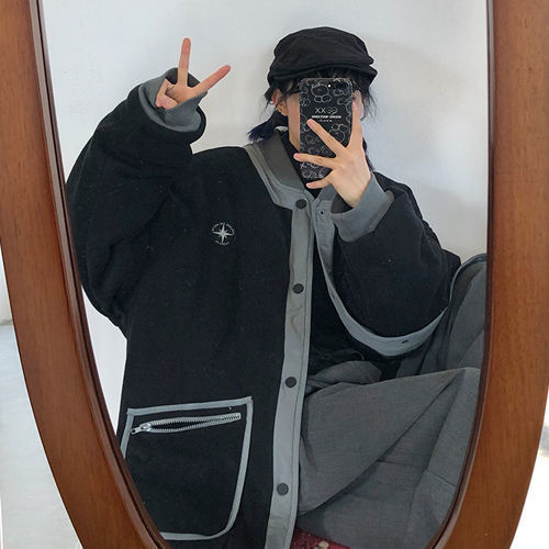 Áo Khoác Bóng Chày Phối Màu Thời Trang Cho Nữ | BigBuy360 - bigbuy360.vn