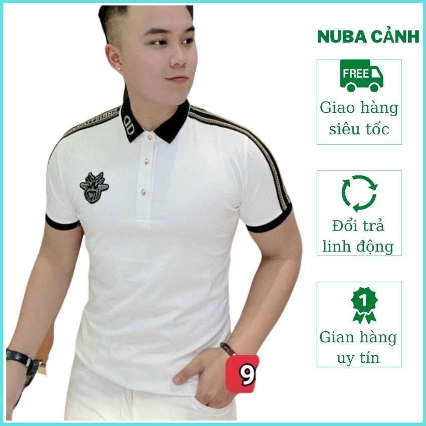Áo thun nam nữ cổ bẻ cao cấp, ao phông chất vải polo, thấm hút mồ hôi 93 TAKA