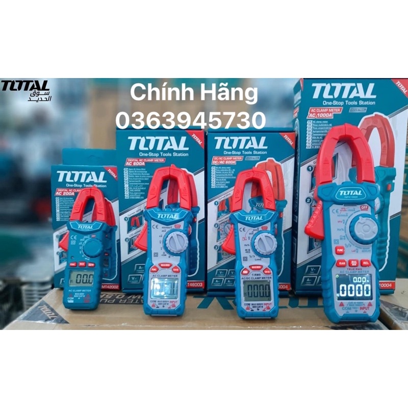 TOTAL Kềm đo AC kỹ thuật số nâng cấp TMT410004
